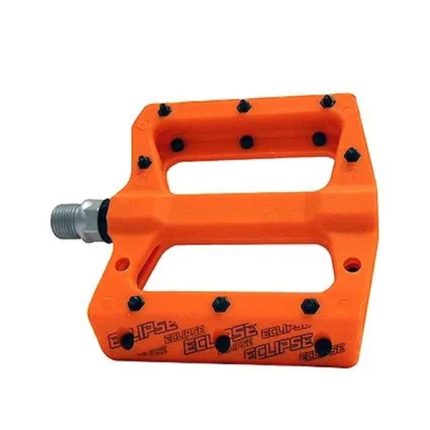 Pedal Eclipse MTB Resina Sellado con pins Orange