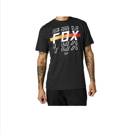 POLERA MANGA CORTA FOX BASIC TEE NEGRO